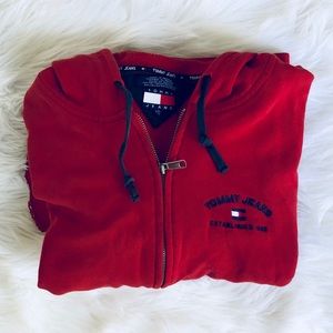 ⭐️90s Vintage Tommy Hilfiger Zip Up Hoodie